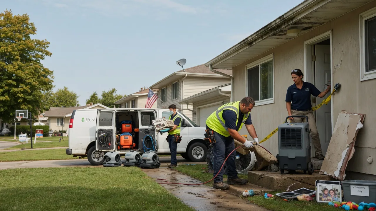 Water Damage Restoration in Kingston, IL near me